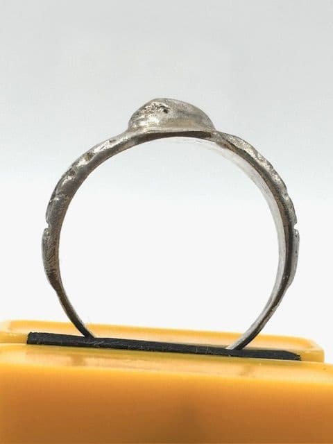 1941’s～★ドイツ国防軍陸軍★Skull Ring★シルバー鍍金