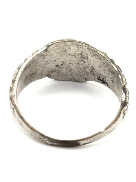 1941’s～★ドイツ国防軍陸軍★Skull Ring★シルバー鍍金