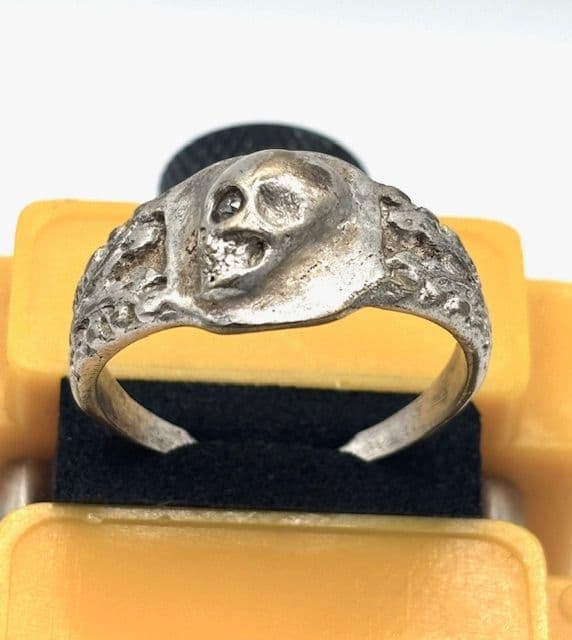 1941’s～★ドイツ国防軍陸軍★Skull Ring★シルバー鍍金