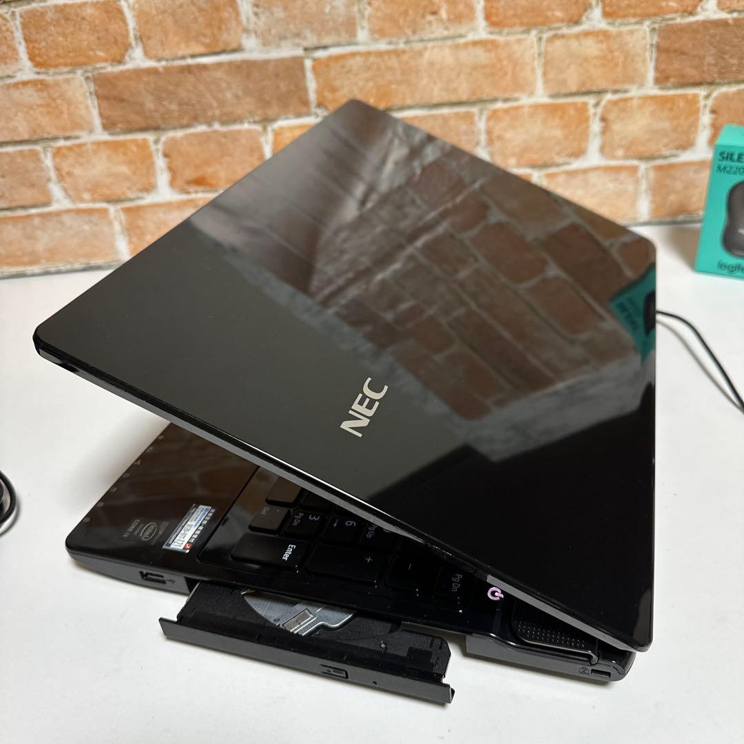 NECノート PC SSD 128GB Webカメラ　オフィス2024年付き