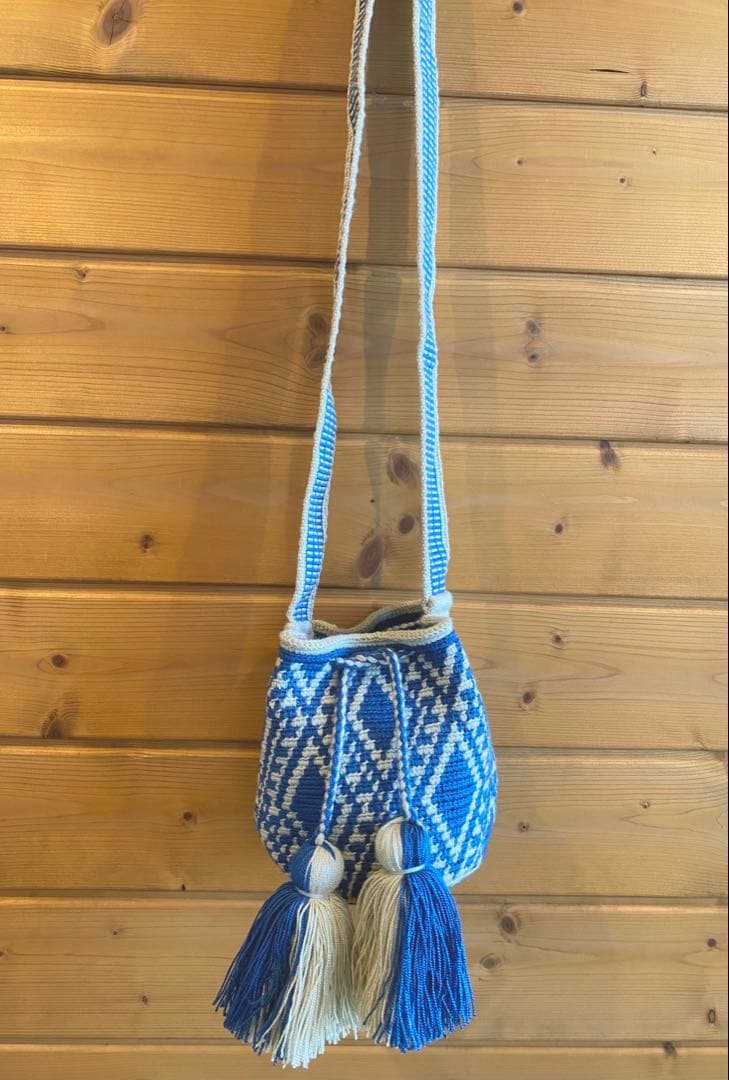 ワユーバッグ wayuubag 1点もの ハンドメイドバッグ 手編み Sサイズ
