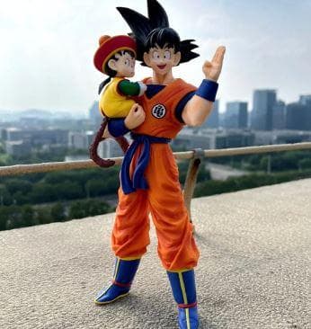 ドラゴンボールZ 孫悟空・孫悟飯 特大 フィギュア　鳥山明