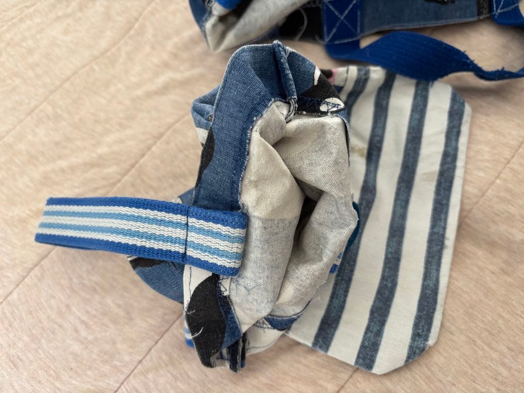 レッスンバッグ ペンギン ラミネート 小学校 保育園 入学 入園