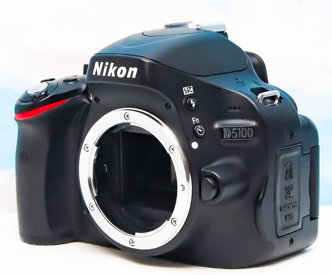 デジタル一眼レフ⭐️ニコン Nikon D5100⭐️スマホに転送⭐️自撮り⭐️
