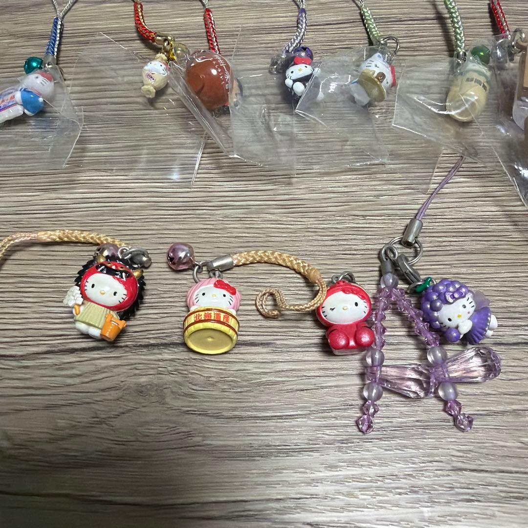 キティ キャラクター ストラップセット