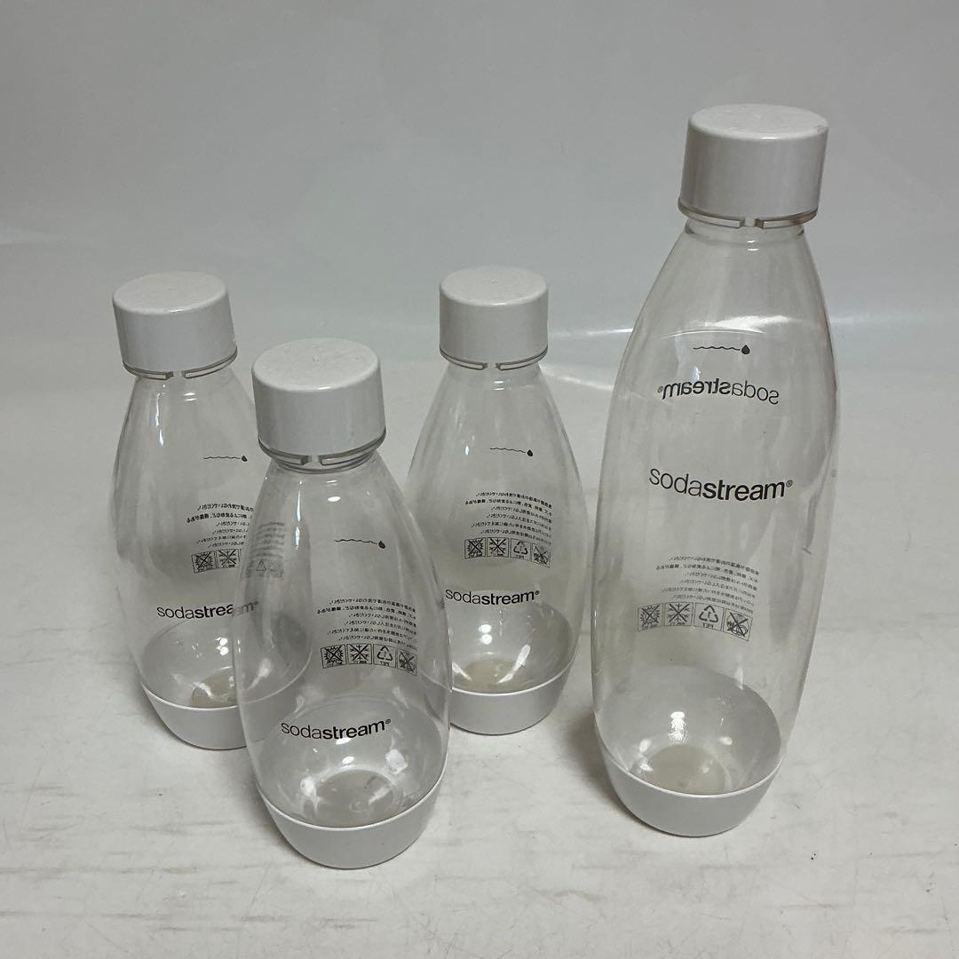 sodastream 炭酸水メーカー ホワイト ボトル4本付き