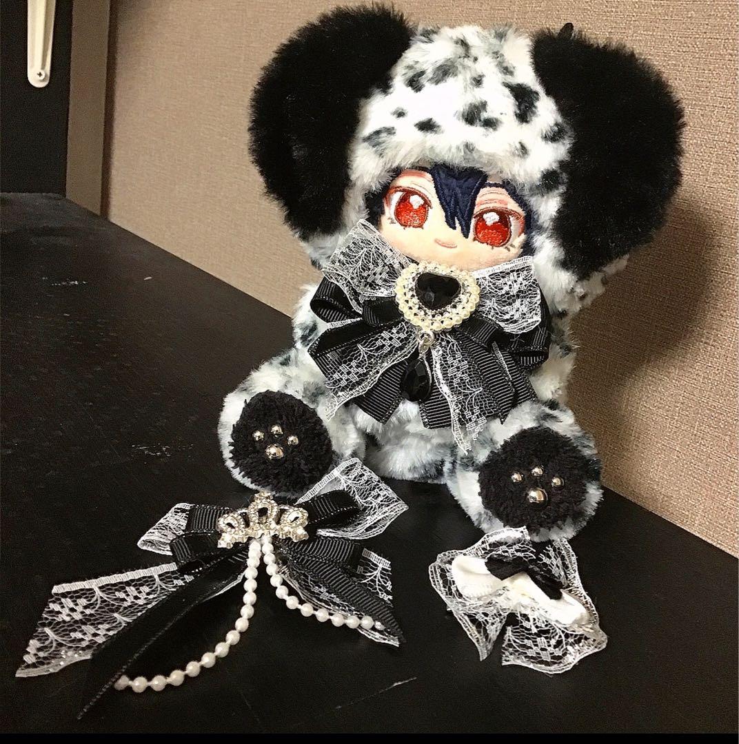 【い2】ダルメシアン　犬　12cm〜13cmぬい用　いつぬい　おすわり　着ぐるみ