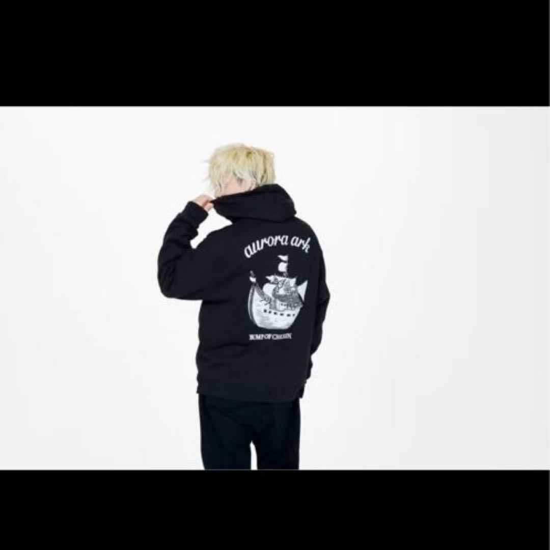 BUMP OF CHICKEN aurora ark パーカー／ブラック／XL