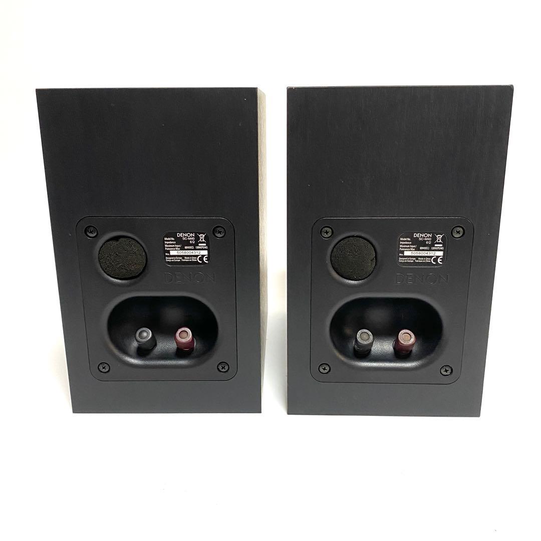 DENON スピーカー ブラックSC-M40ペア