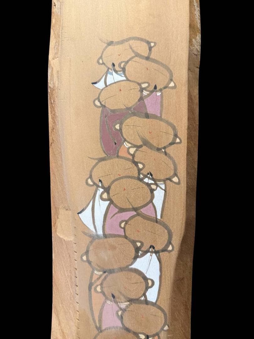 地蔵絵 真作 丸山今朝三画 高98㎝ 岡崎市発送 7288