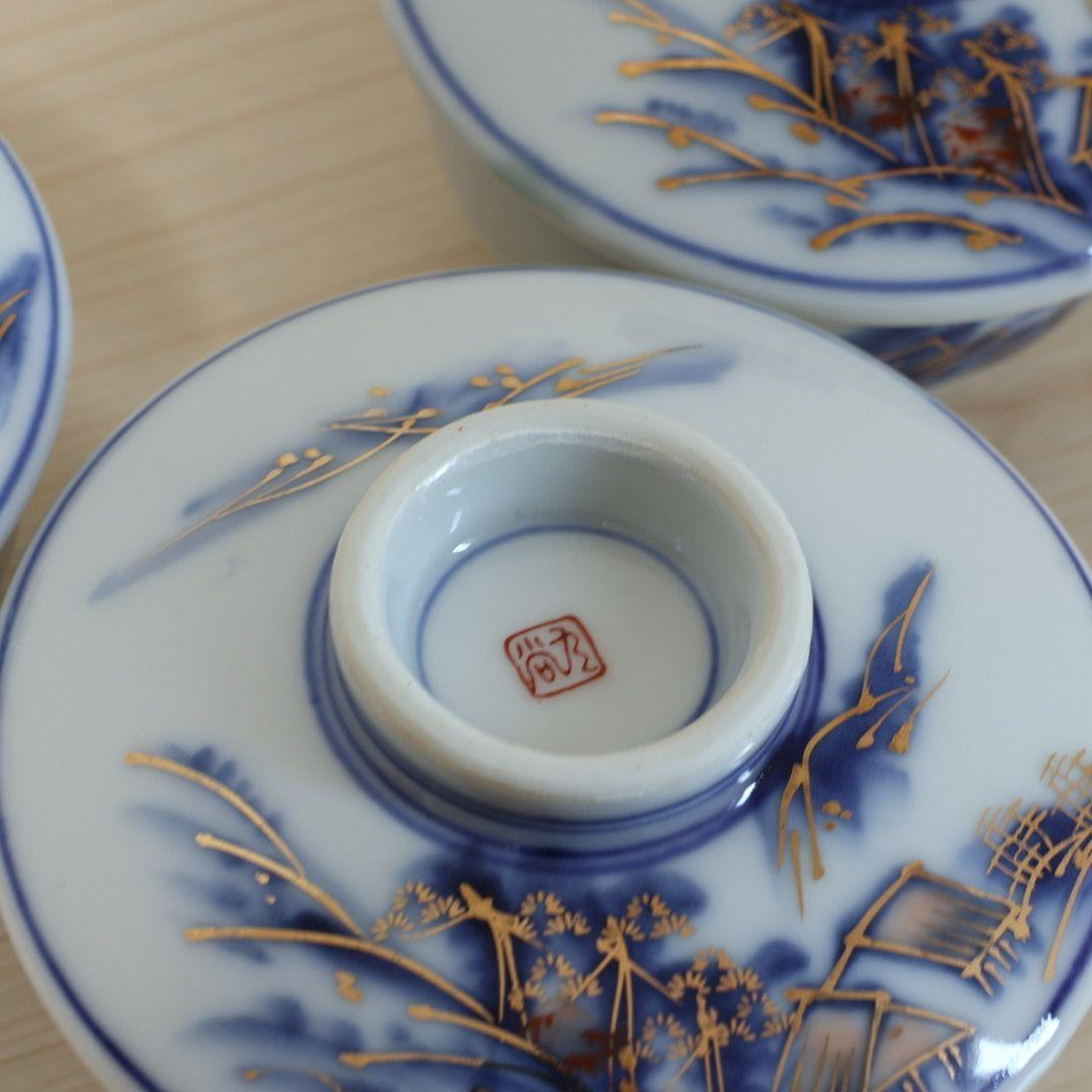 【特別特価！蔵出し美品】九谷焼 金彩山水 豪華20客フルセット