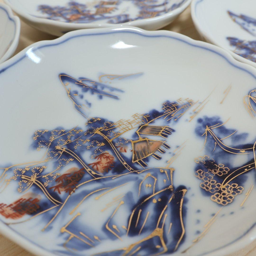 【特別特価！蔵出し美品】九谷焼 金彩山水 豪華20客フルセット