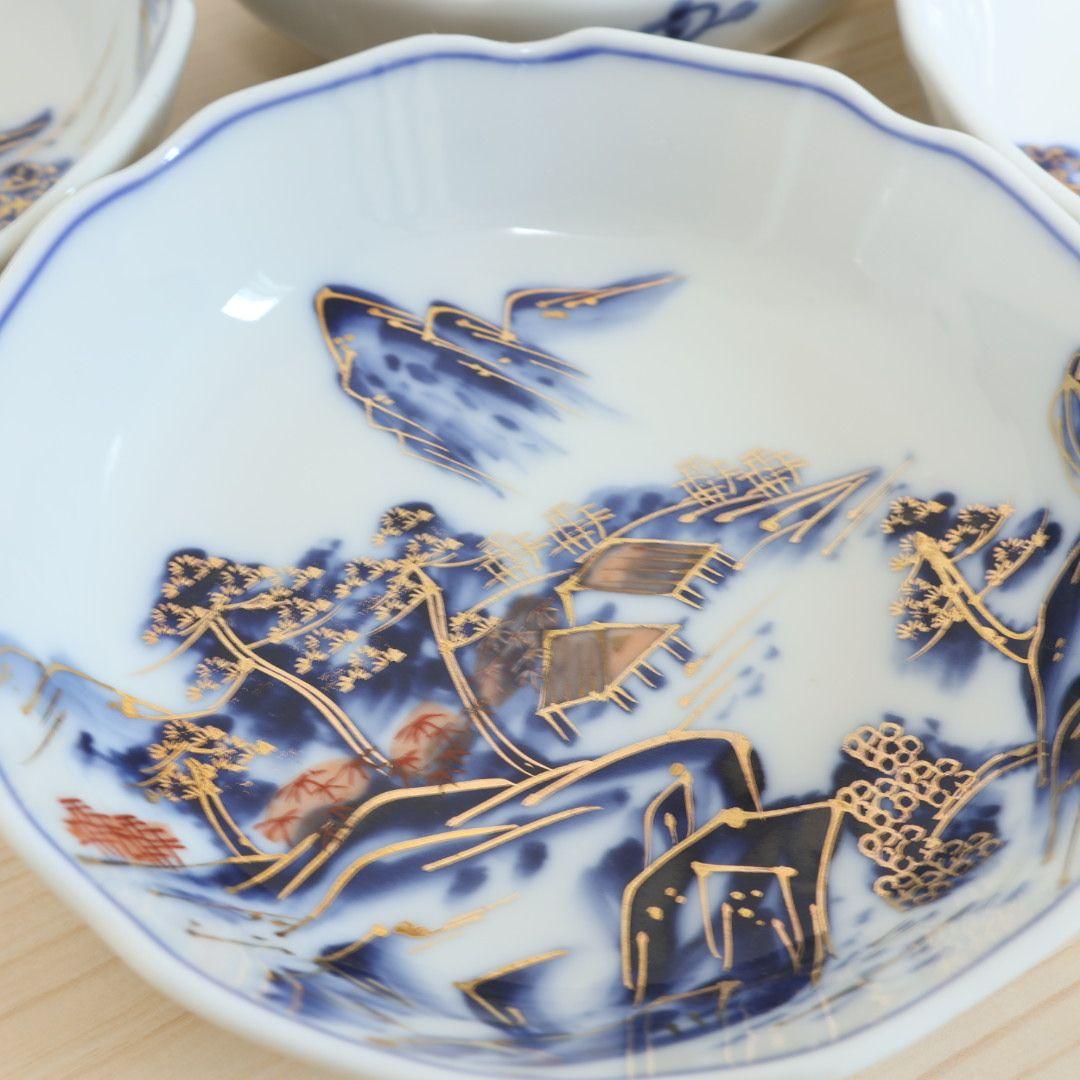 【特別特価！蔵出し美品】九谷焼 金彩山水 豪華20客フルセット