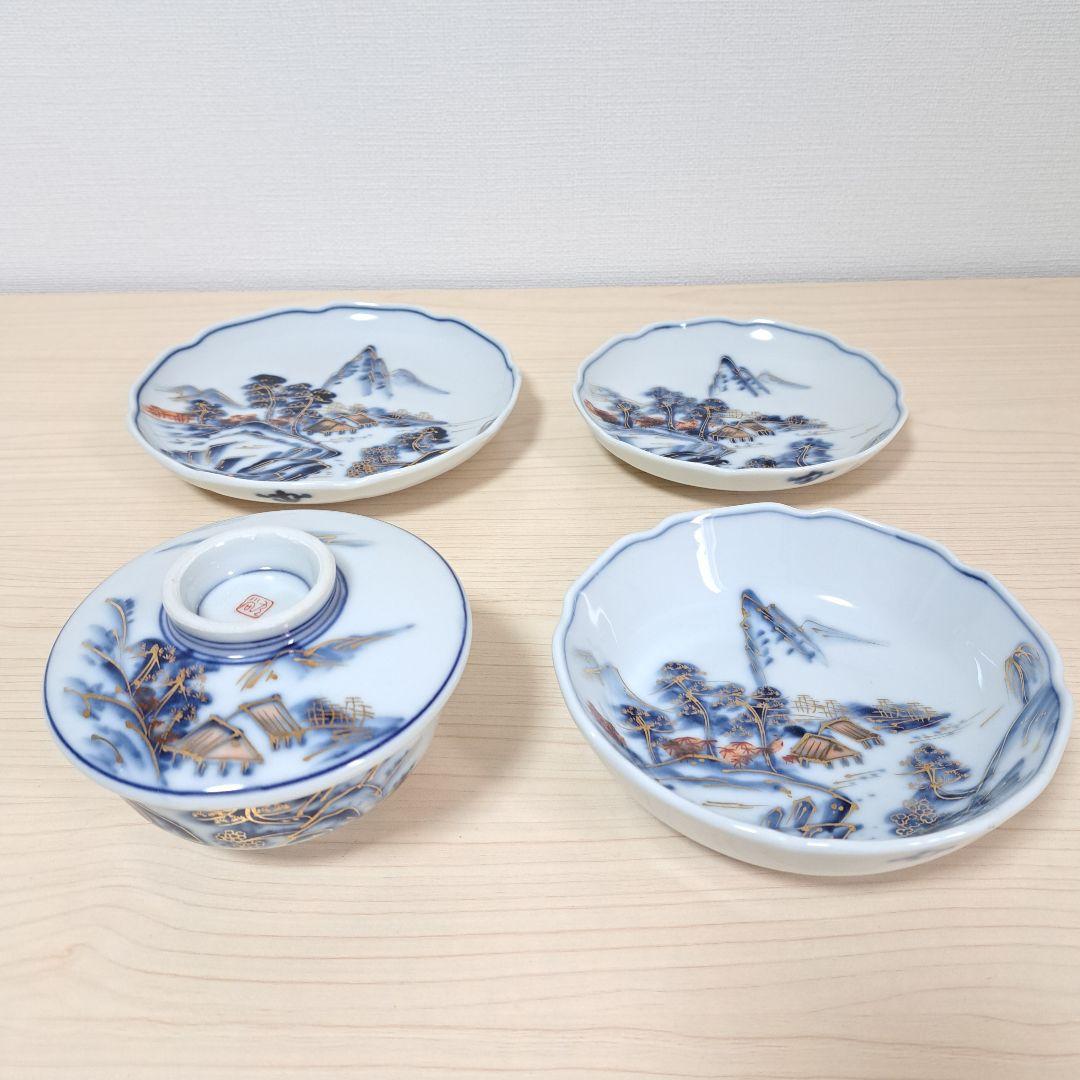 【特別特価！蔵出し美品】九谷焼 金彩山水 豪華20客フルセット