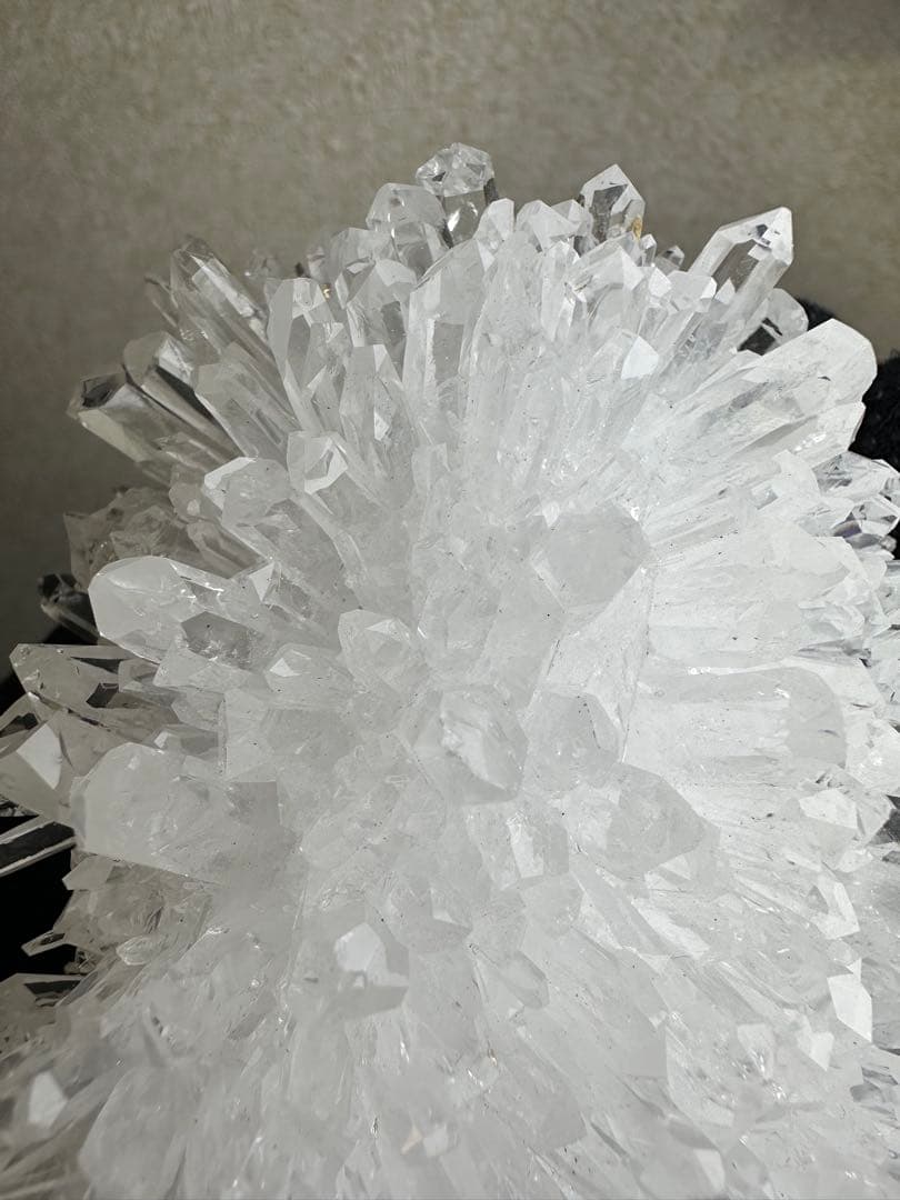 希少 四川省産 菊花水晶 フラワークォーツ クリスタルクラスター 628