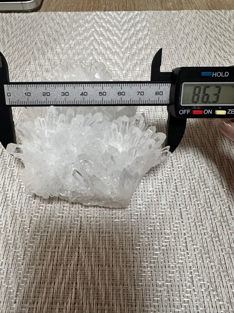 希少 四川省産 菊花水晶 フラワークォーツ クリスタルクラスター 628