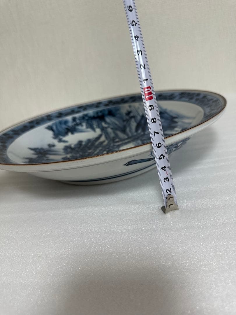 九谷焼　万象窯　大鉢　大皿 2点まとめ　染付 茶道具 直径24cm/31cm