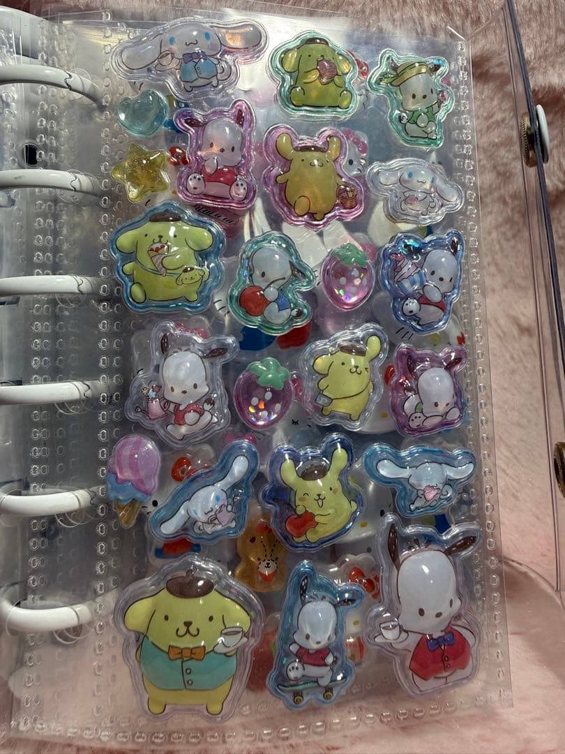 シール帳完成品　ボンボンドロップシール