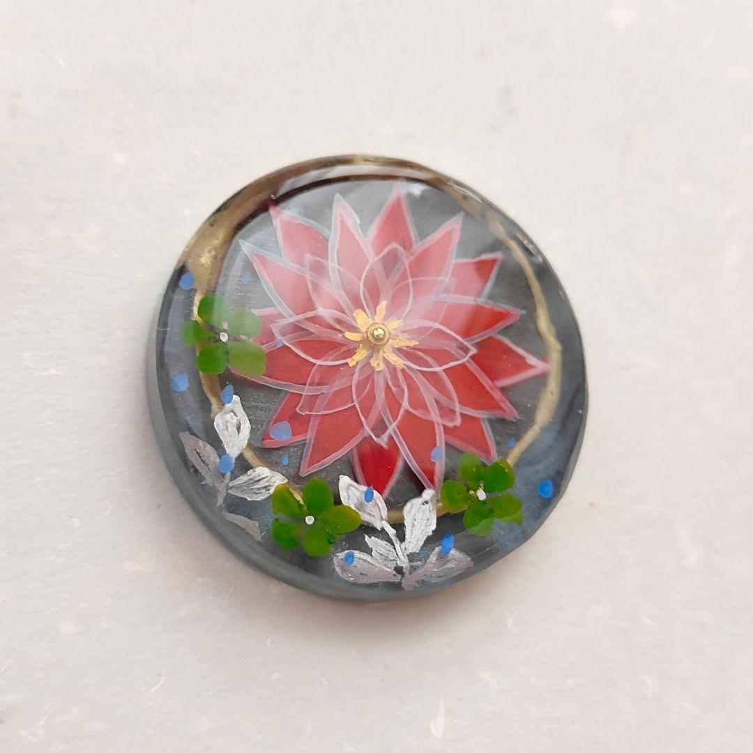 【885】ハンドメイド　レジン　ヘアゴム　ポニーフック