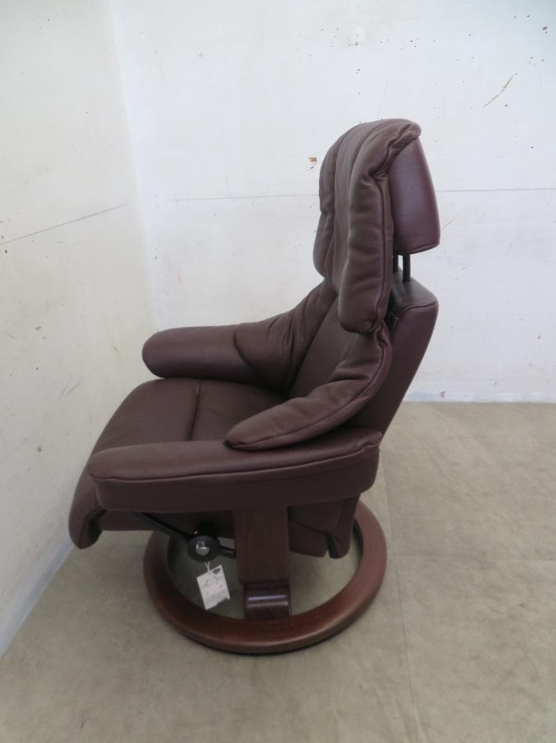 展示品■エコーネス■ストレスレス■レノ■Mサイズ■本革■リクライニングチェア■