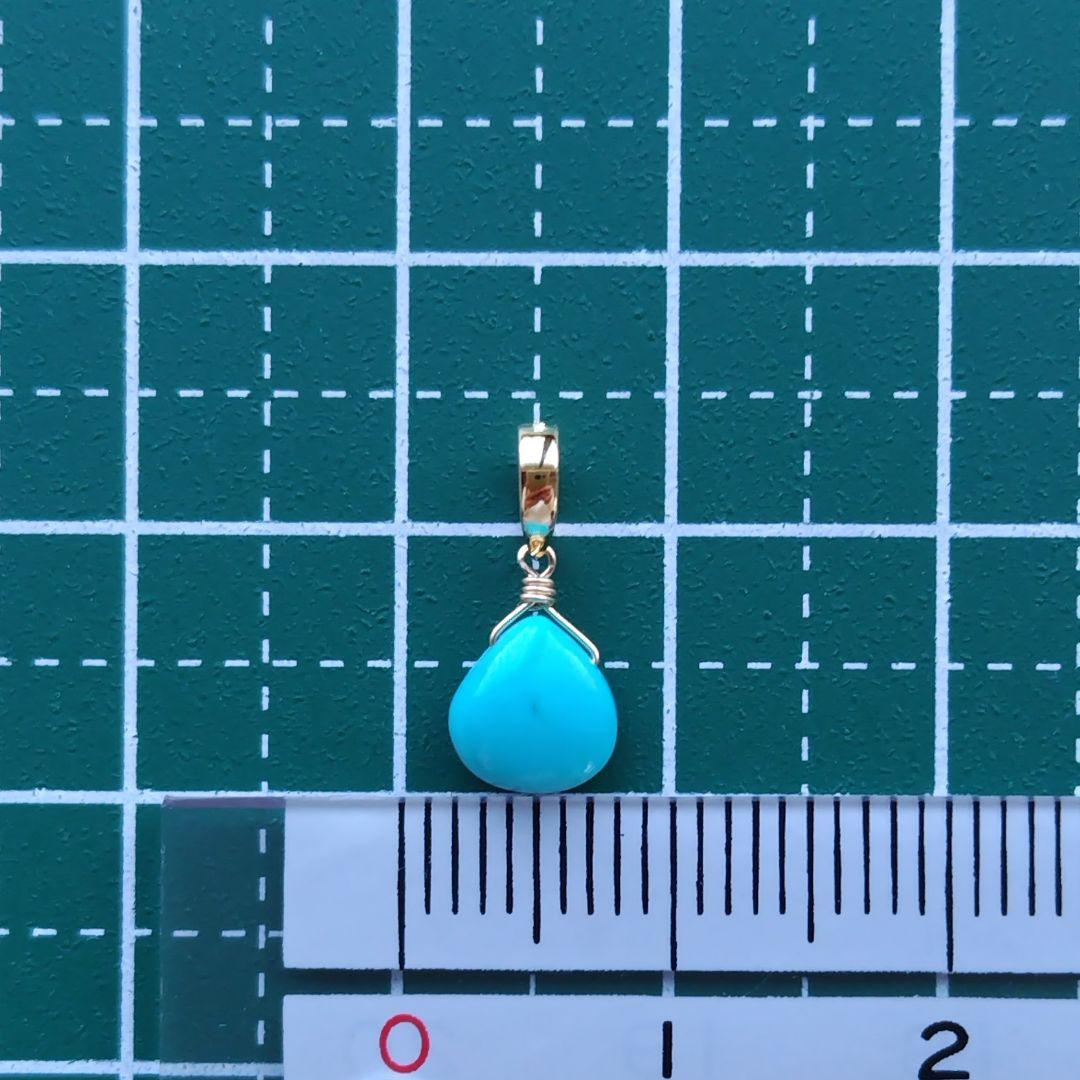 No.1558 希少 スリーピングビューティーターコイズ ピアス イヤリング