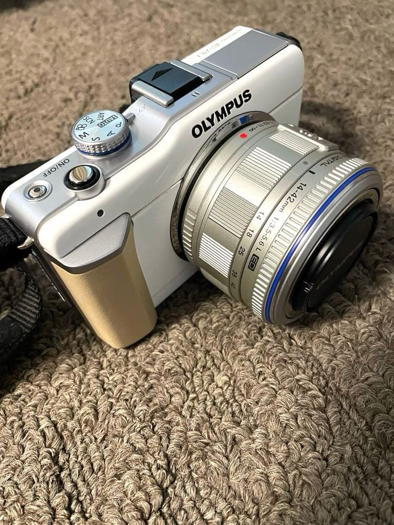 OLYMPUS ミラーレス一眼レフカメラ E-PL1 望遠レンズ