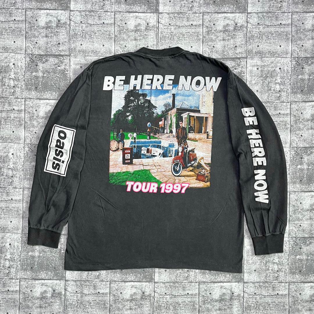 OASIS オアシス 1997ツアー BE HERE NOW ロンT XL