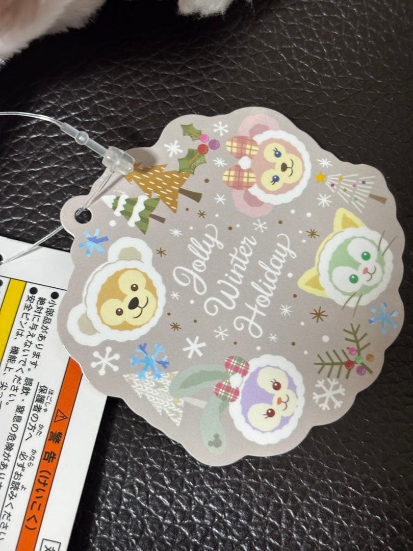 シェリーメイ　ダッフィー　ウィンターホリデー　2019 ぬいぐるみバッジ　ぬいば