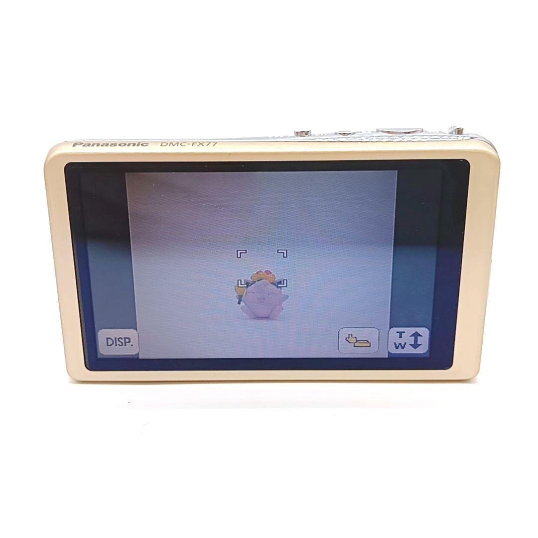 【美品】Panasonic LUMIX DMC-FX77 ゴールド コンデジ