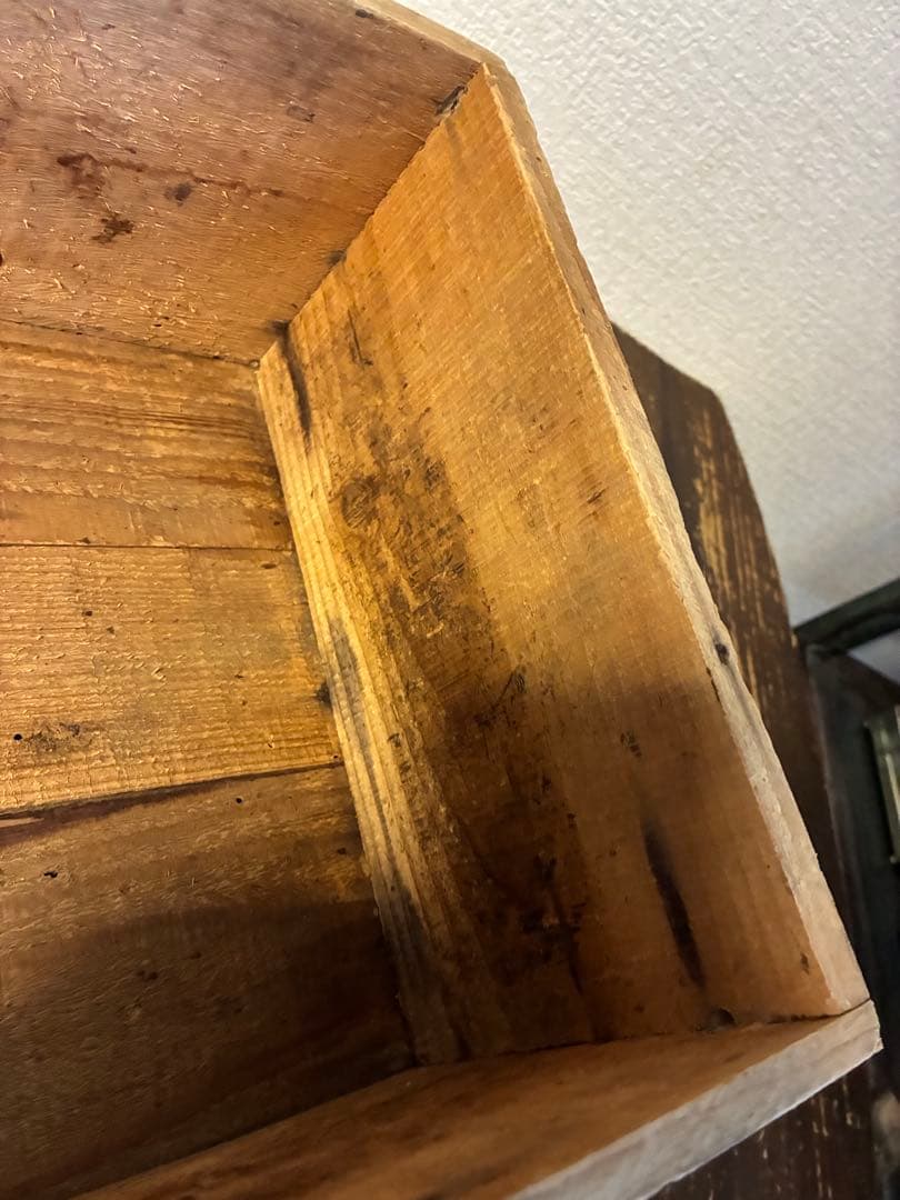 レトロ　アサヒビール　木箱　収納　アンティーク　古道具