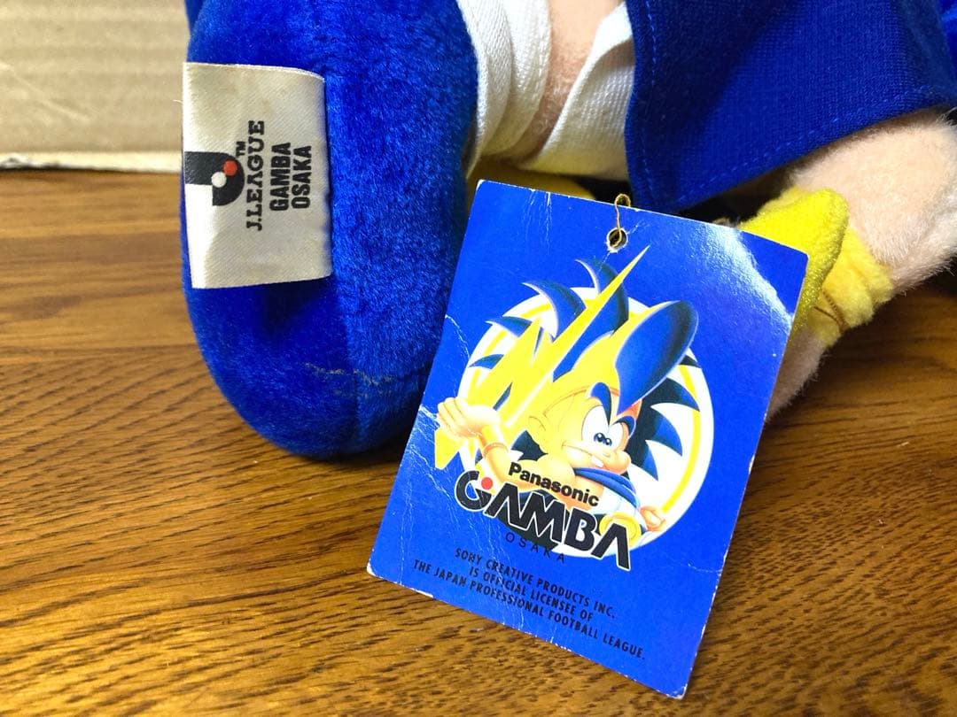 90年代 ビンテージ パナソニック ガンバ大阪 Jリーグ サッカー ぬいぐるみ