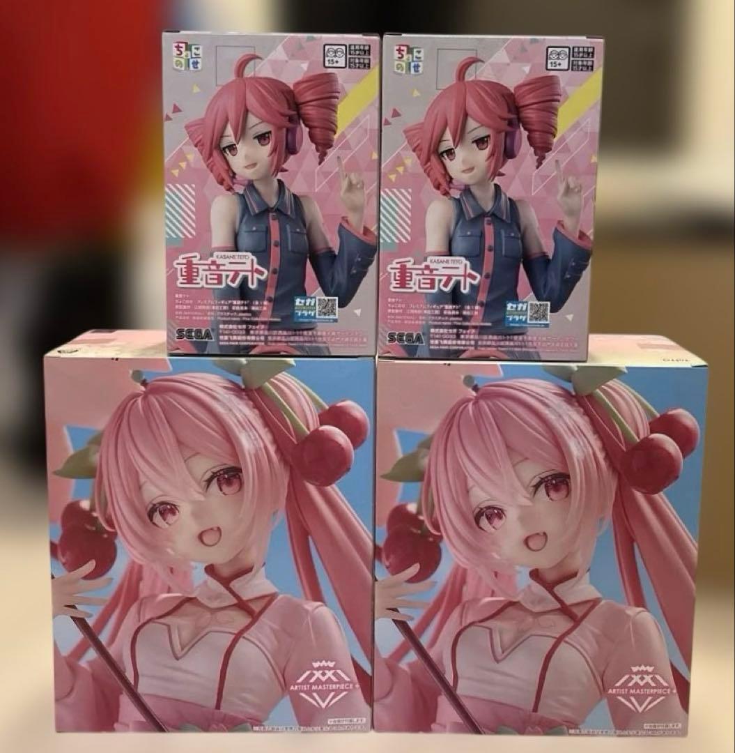 未開封 桜ミク 重音テト プライズフィギュア まとめ売り 4点セット