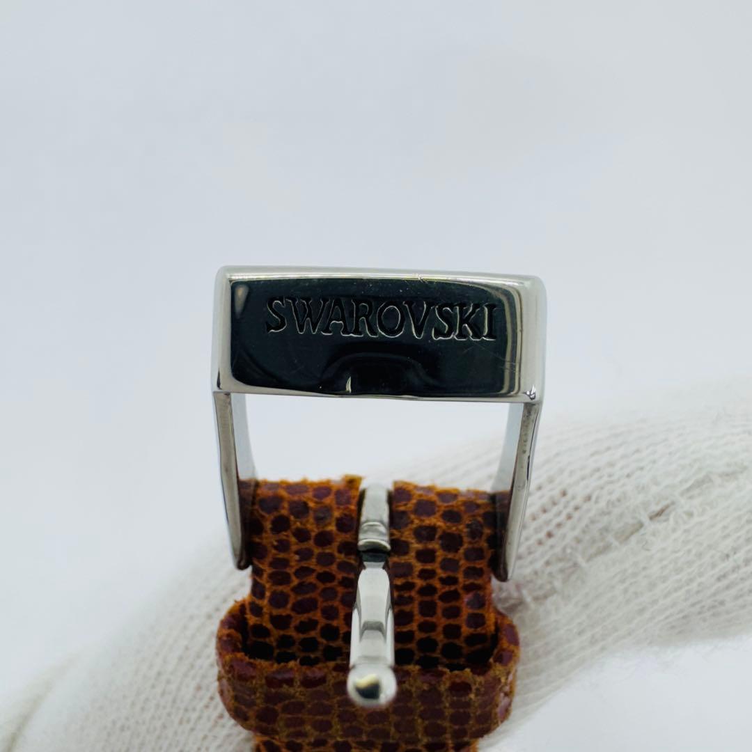 ✨SWAROVSKI✨スワロフスキー✨ピンク文字盤✨ストーン✨レディース✨腕時計