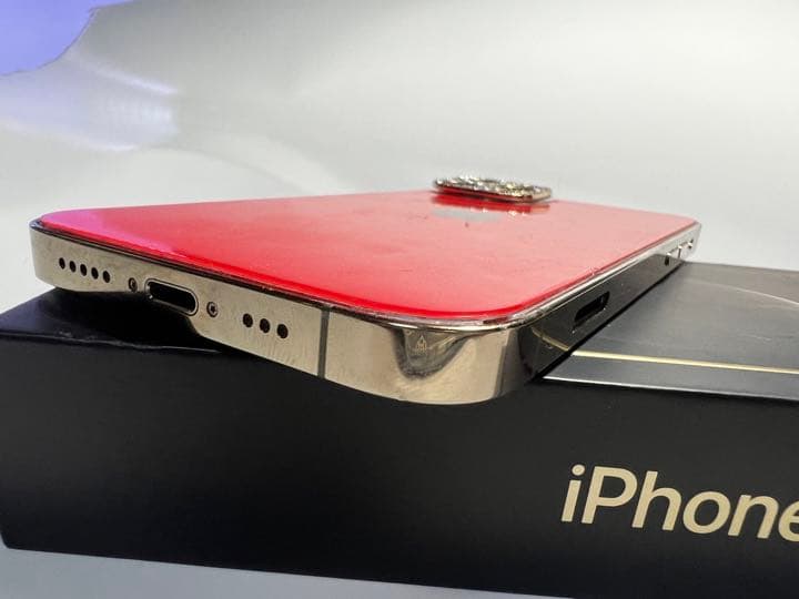 iPhone 12 pro ゴールド レッド256 GB SIMフリー カスタム