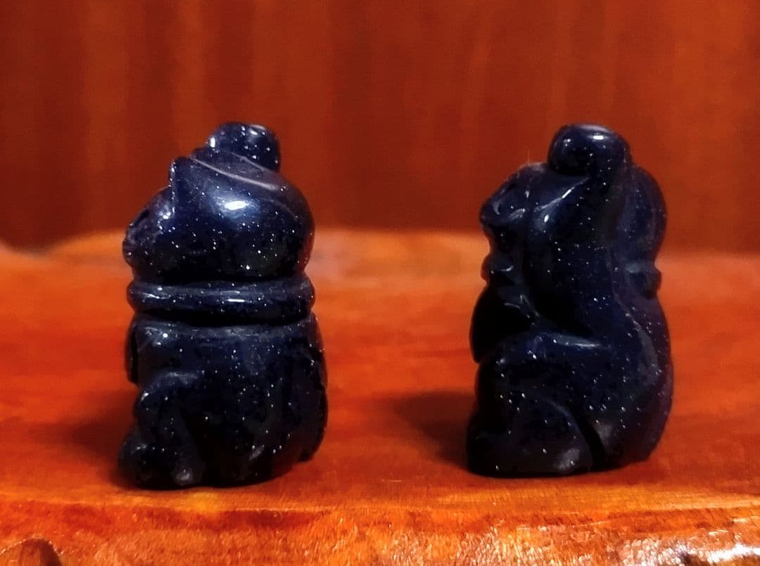 招き猫 ４点セット ロイヤルアーデン＆天然石