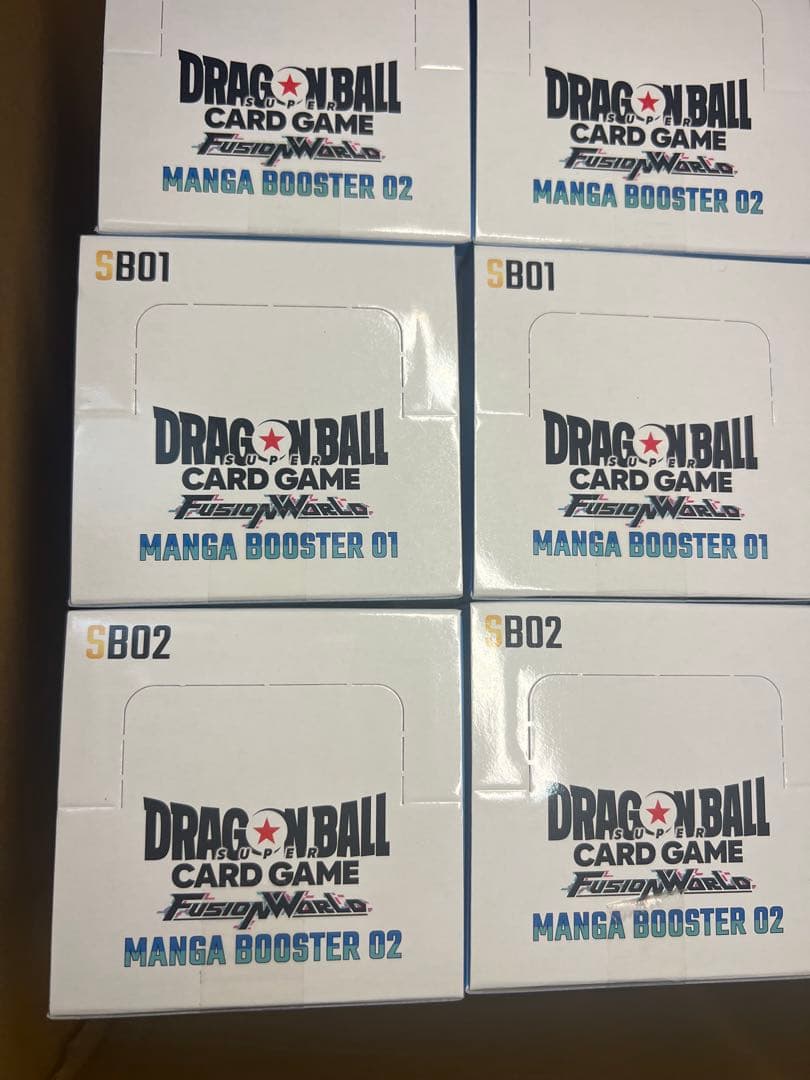 ドラゴンボール マンガブースター 01 2箱　02 7箱　新品未開封