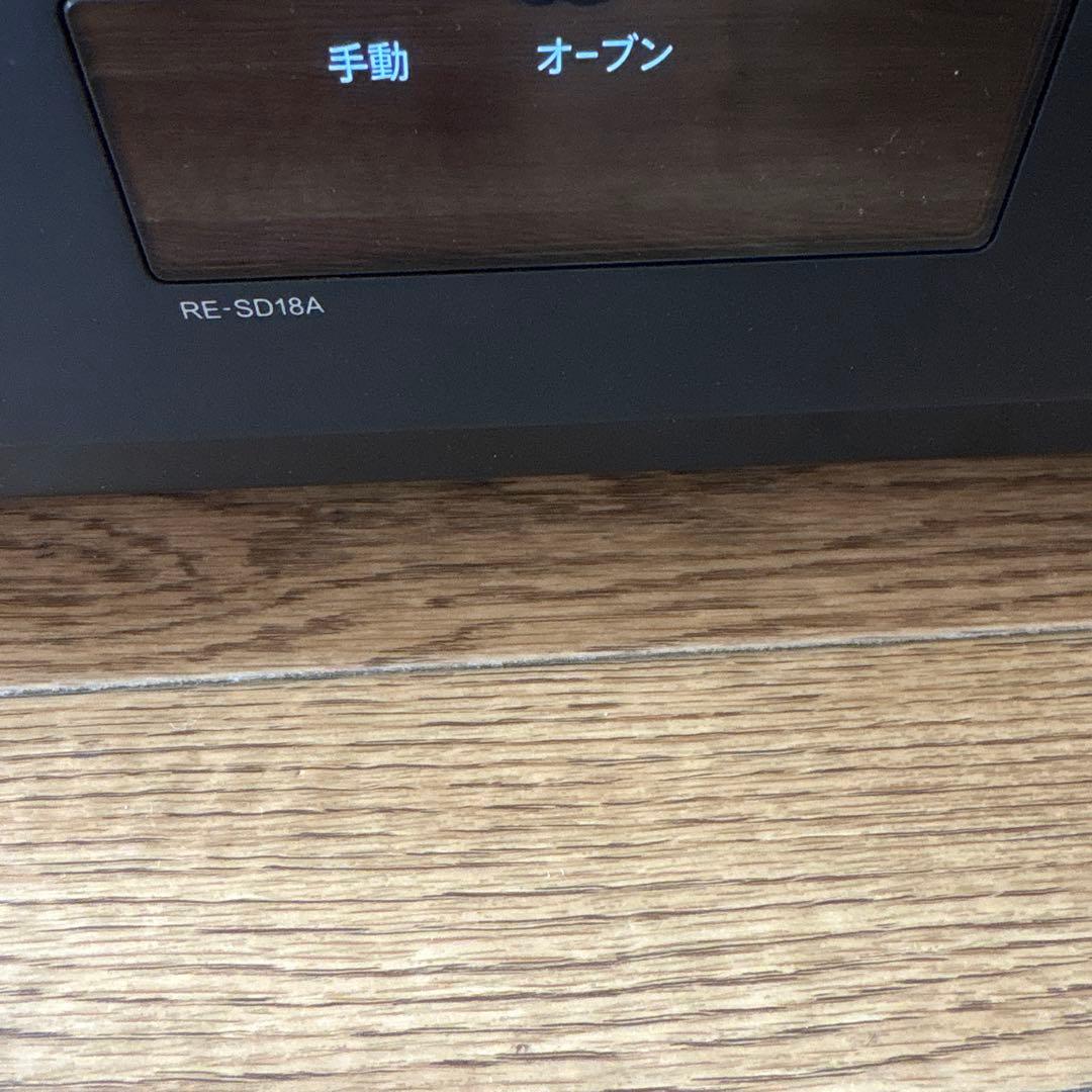 SHARP RE-SD 18Aオーブンレンジ 黒