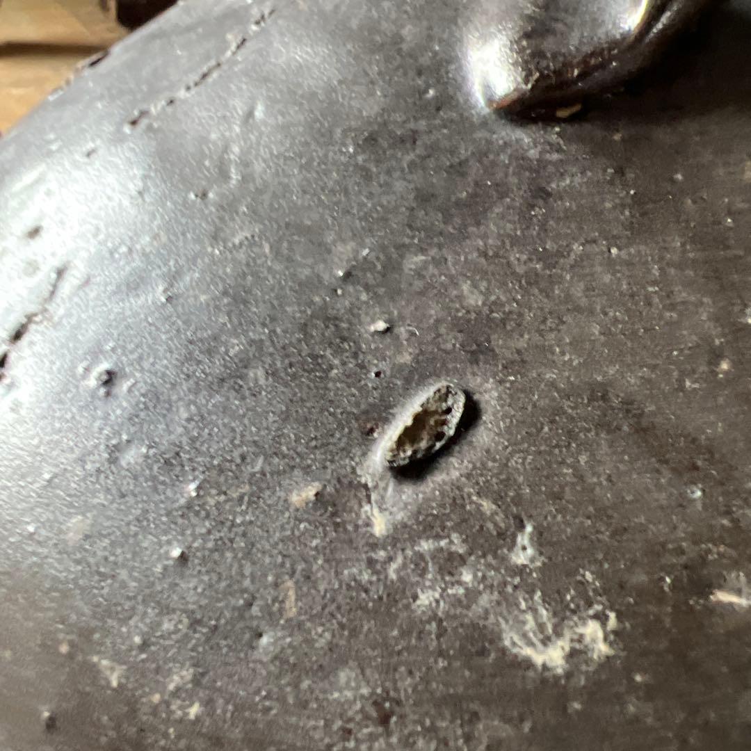 実家整理　古い壺　中国？
