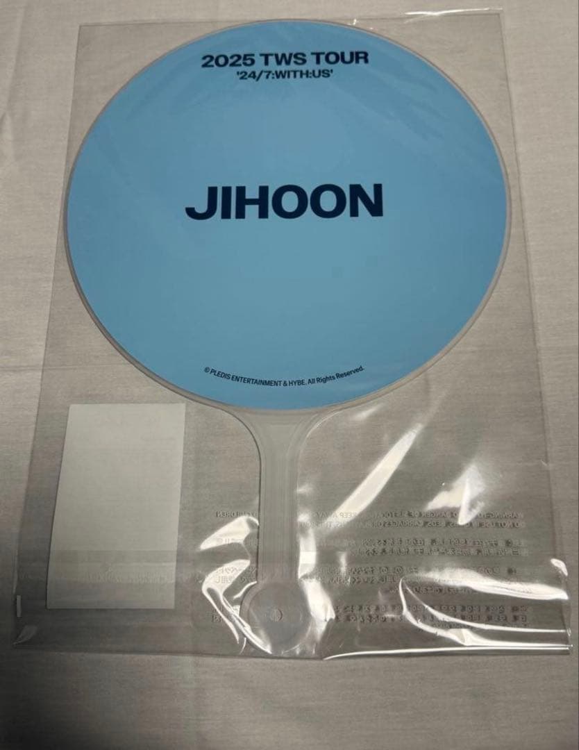 TWS ソウルコン ジフン うちわ トゥアス weverse ソウルコン