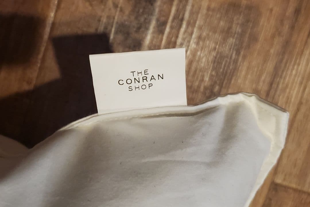 【未使用】THE CONRAN SHOP ブラッククッション2個セット