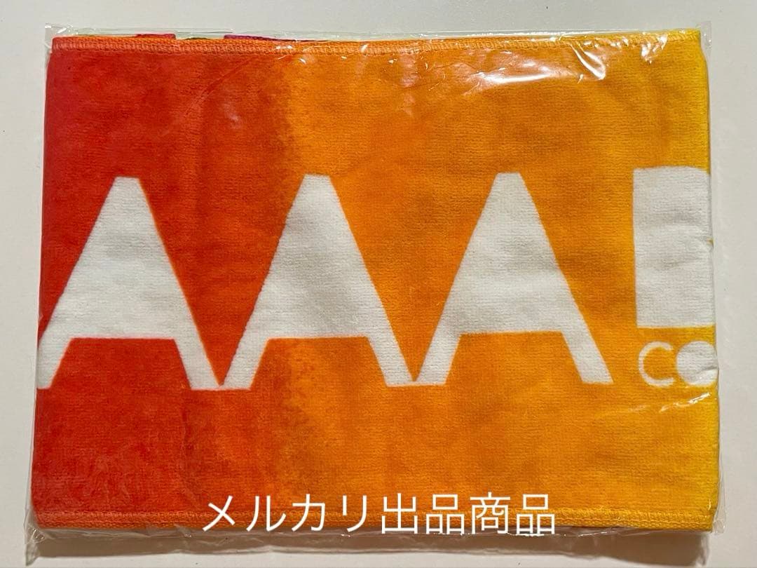 AAA party 限定 初期 え〜パンダ BUZZ タオル 橙 レインボー