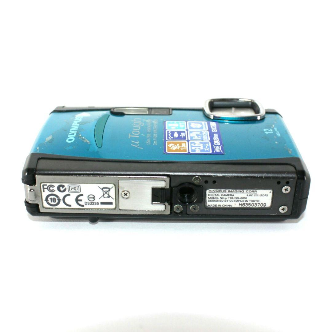 OLYMPUS μ TOUGH-6010 ブルー 防水デジタルカメラ✨完動品✨