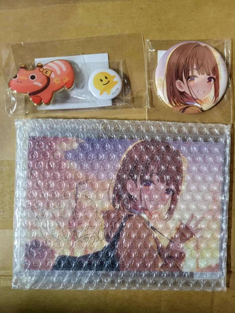 ぶいすぽっ！ 千燈ゆうひ 誕生日記念2025　ポストカード　おそろいバッジセット