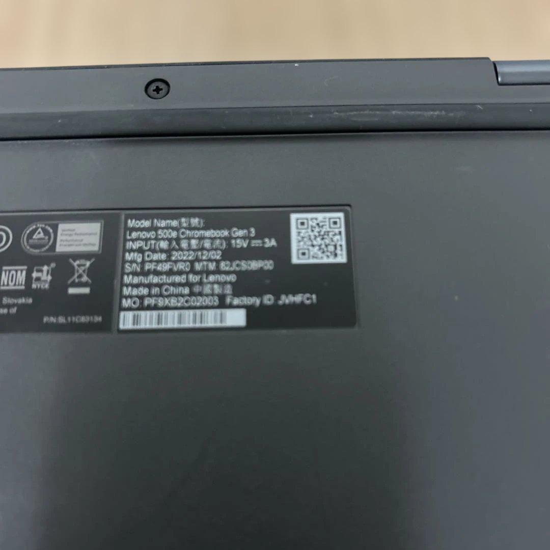 Lenovo 500e Chromebook Gen 3 本体　箱付き