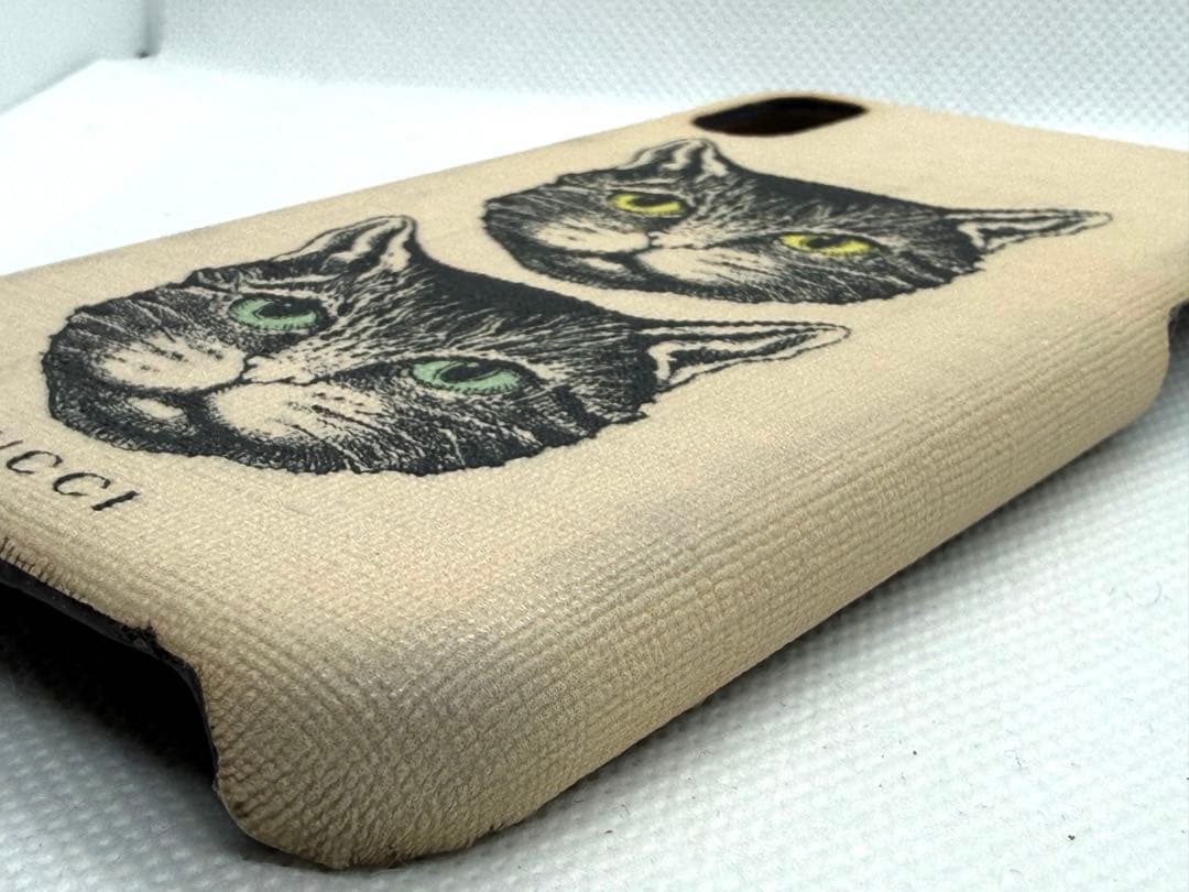GUCCI グッチ iPhoneX iphoneXS ケース ネコ