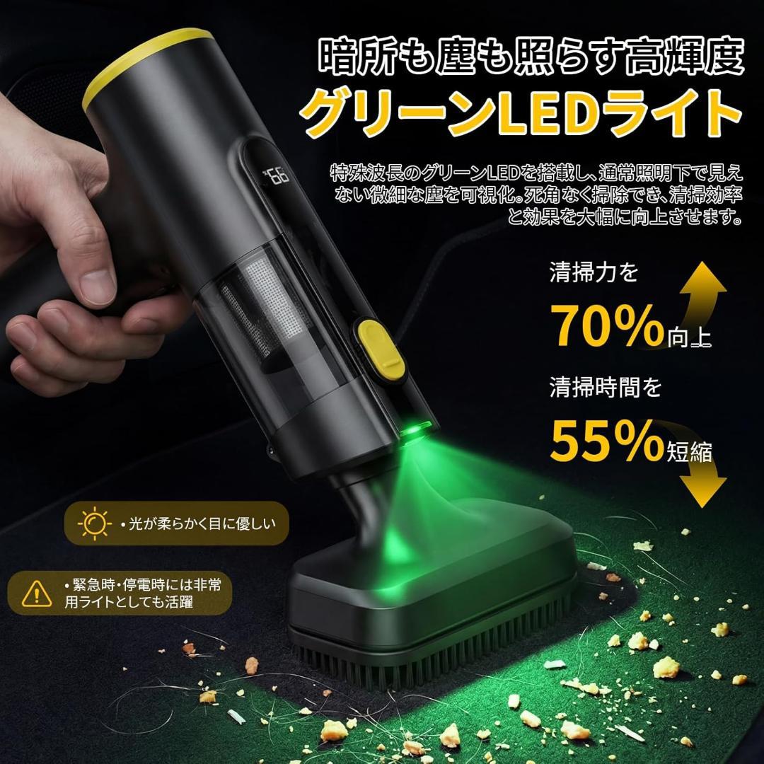 【R1877-25-86】Zynet V5 ハンディクリーナー 7in1強力吸引