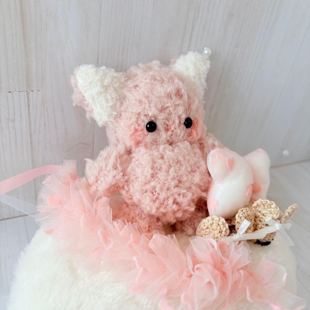 ハンドメイドぬいぐるみ　Spring❤︎ねこちゃん❤︎