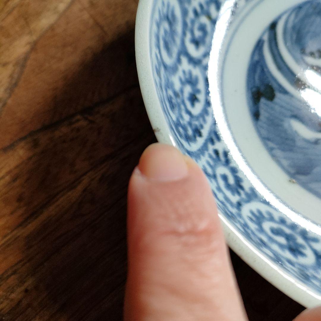 江戸時代　古伊万里　染付皿　くらわんか