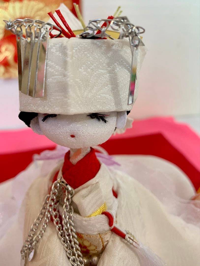 ちりめん細工　創作人形　ハンドメイド