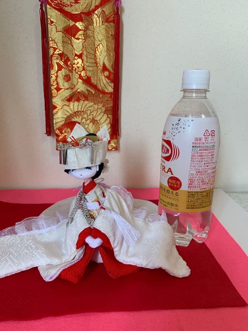 ちりめん細工　創作人形　ハンドメイド